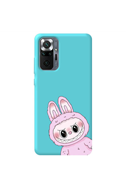 Other Xiaomi Redmi Note 10 Pro 4G Labubu 6 Turquoise Colored Silicone TPU Θήκη