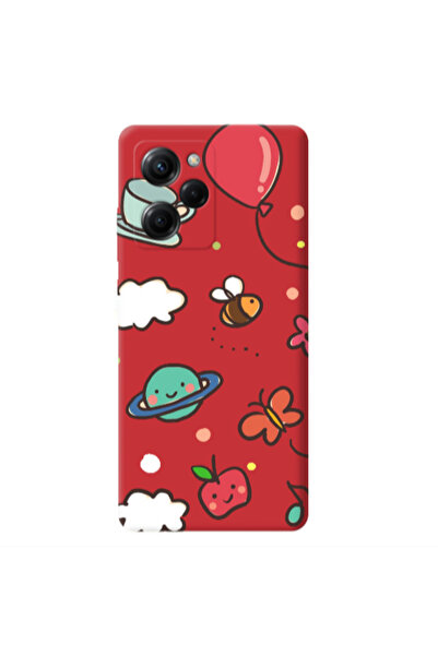 Other Xiaomi Poco X5 Pro cute little ones Red Colored Silicone TPU Θήκη