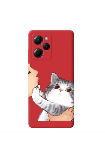 Other Xiaomi Poco X5 Pro No Kiss Red Colored Silicone TPU Θήκη