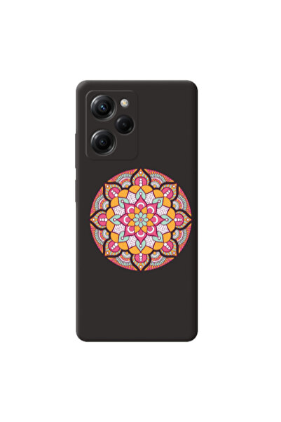 Other Xiaomi Poco X5 Pro Mandala D103 Black Colored Silicone TPU Θήκη