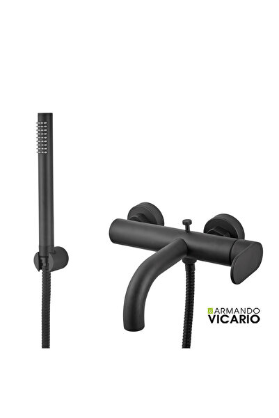 VICARIO Βρύση Μπάνιου Λεπτή Μαύρη Ματ 500100-400