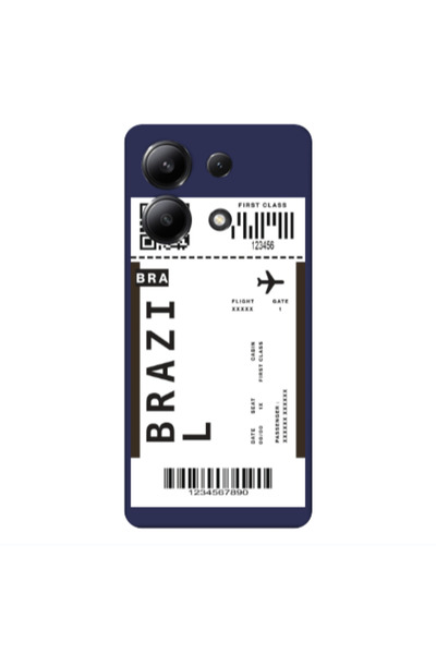 Other Xiaomi Redmi Note 13 4G Brazil BRA Dark blue Colored Silicone TPU Θήκη
