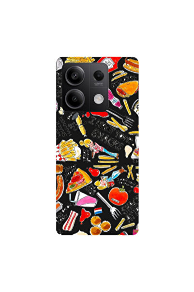 Other Xiaomi Redmi Note 13Pro 5G Snack attack Black Colored Silicone TPU Θήκη
