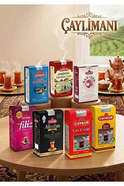Çaykur 200Gr Harvest Package (42 Tirebolu, Organic Hemşin, Nadidem, Filiz, Al...