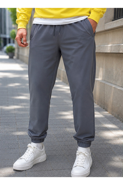 by fiyaka fashion Men's Parachute Fabric Summer Jagger Pants with Elastic Wai...