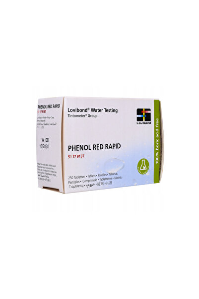 OEM Tablete Phenol Red Rapid pentru Tester pH Manual 500 Tablete Lovibond