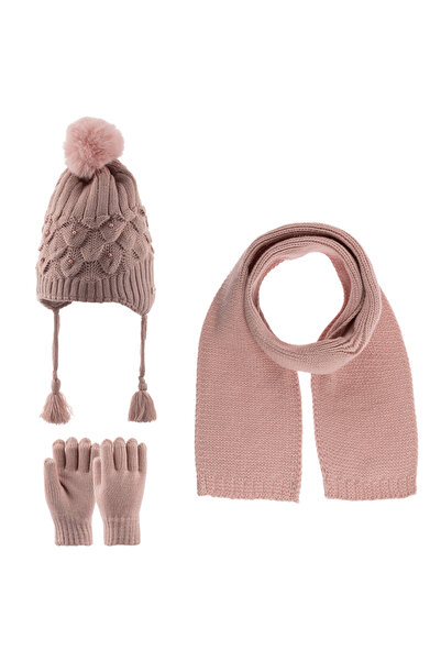 AngelsAccessories ΣΕΤ 3 ΤΕΜΑΧΙΩΝ ΠΛΕΚΤΟ ΜΕ FLEECE ΕΠΕΝΔΥΣΗ ΚΑΙ ΦΟΥΝΤΙΤΣΑ 4-8Υ