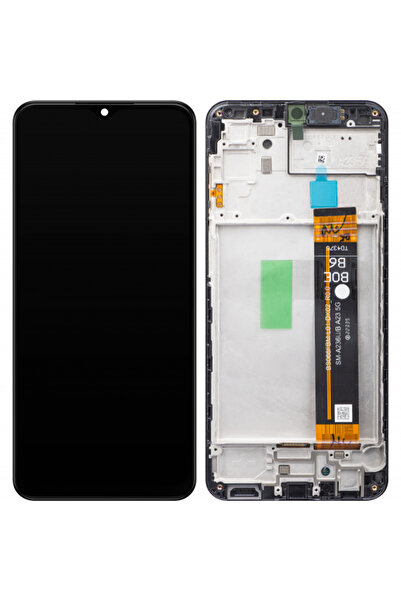 Samsung Display cu Touchscreen Galaxy A23 5G A236, cu Rama, Negru, Service Pa...