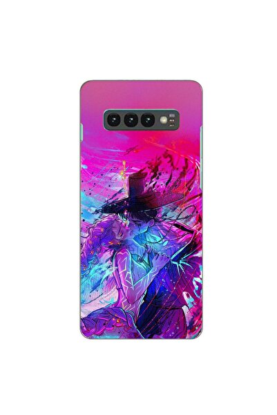 OEM Husa compatibila cu Samsung Galaxy S10 Plus Silicon KPop Demon Hunters Ru...