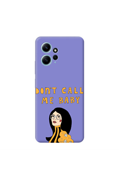 Other Xiaomi Redmi Note 12 4G Call me baby Purple Colored Silicone TPU Θήκη