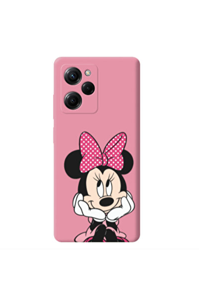 Other Xiaomi Poco X5 Pro Minnie 2 Pink Colored Silicone TPU Θήκη