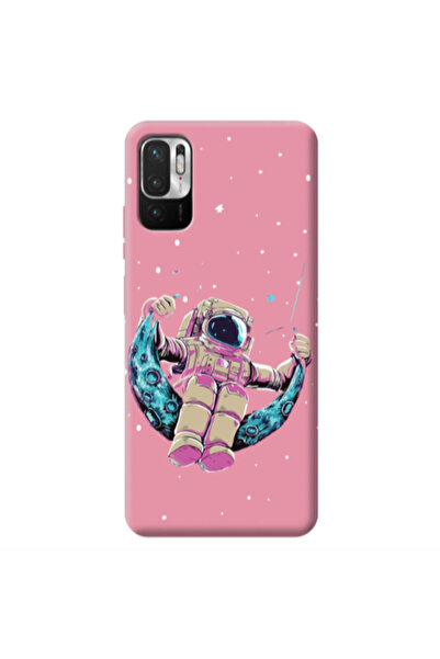 Other Xiaomi Redmi Note 10 Pro 5G Astronaut swinging on the moon Pink Colored...