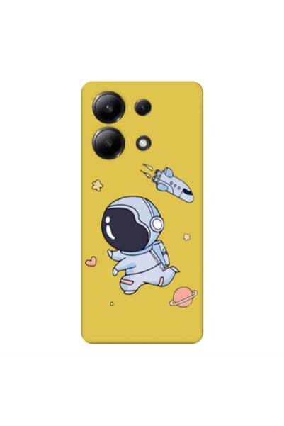 Other Xiaomi Redmi Note 13 4G Aduket Yellow Colored Silicone TPU Θήκη
