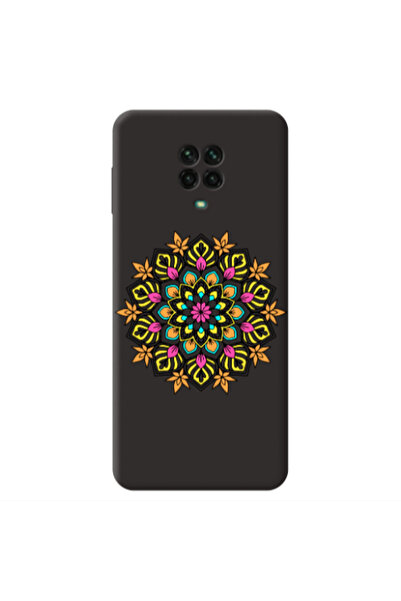 Other Xiaomi Redmi Note 9 Pro Mandala D6 Black Colored Silicone TPU Θήκη