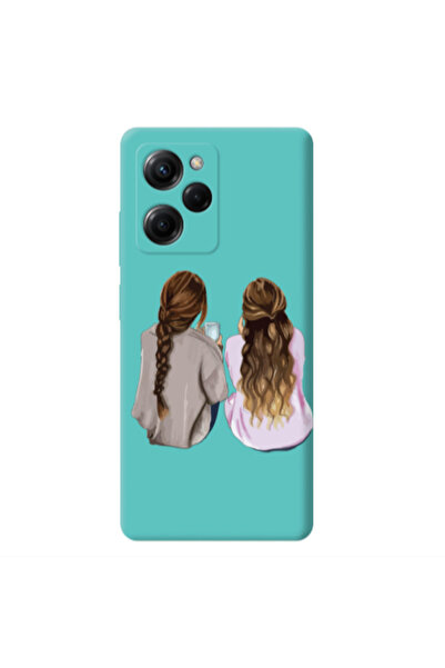 Other Xiaomi Poco X5 Pro Friends Turquoise Colored Silicone TPU Θήκη