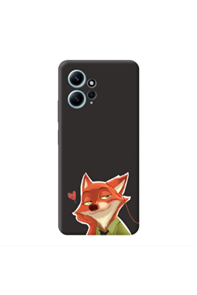 Other Xiaomi Redmi Note 12 4G Valentines 15 Black Colored Silicone TPU Θήκη