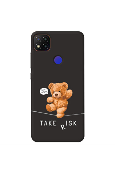 Other Xiaomi Redmi 9c Take risk Black Colored Silicone TPU Θήκη