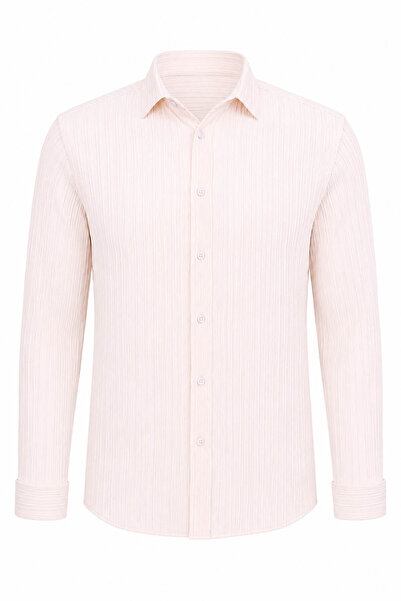 trender Hortum Beige Men's Shirt 26Yeh2000001