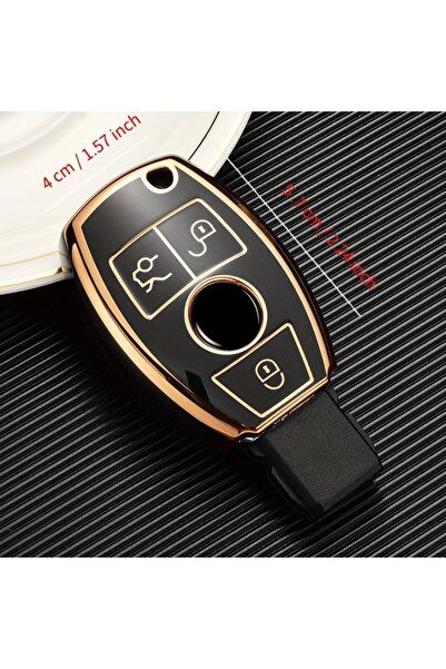 KeyRoN Θήκη κλειδιού για Mercedes E C Class Gla Cla Glk Glc Cls W204 W463 W17...