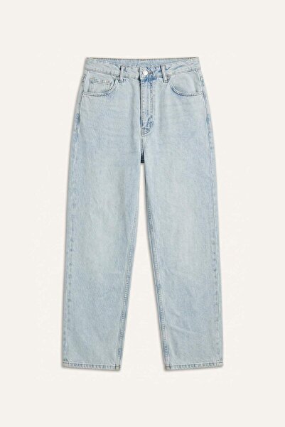 DeFacto Baggy Fit Light Blue Trousers I4237Ax26Hs