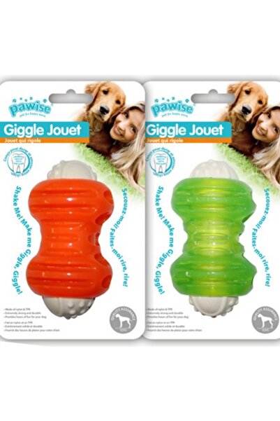 Pawise Giggle Jouet Rubber Bone Dog Toy with Sound 12 cm