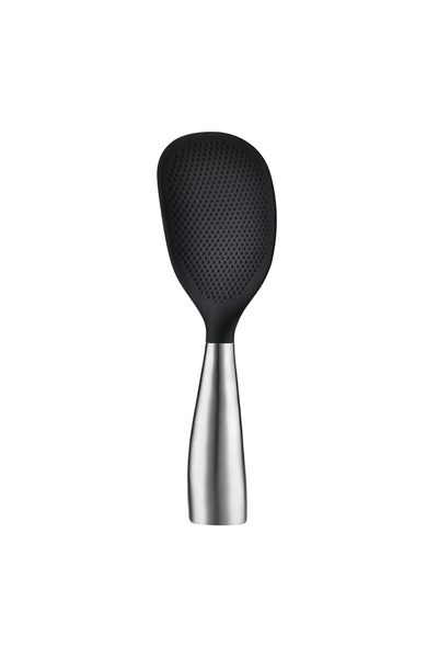 choice2 Black 1Pcs Silicone Spoon Non-stick Cooking Spoon Anti-scalding Pot R...