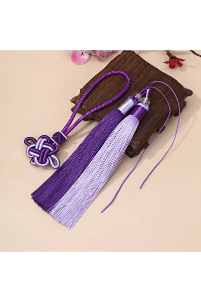 Choice9 No planks.-12 T Two-Color Tassel, Chinese Knot Polyester Ears Hanging...