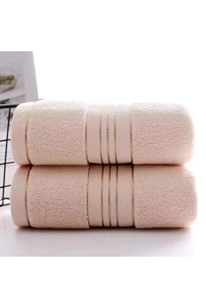 choice2 33x73cm 1 Pale yellow towel 1 Towel Thickened Absorbent Towel Pure Co...