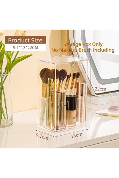 Choice 1 Pack Large Capacity Storage Box Acrylic Makeup Organizer Dustproof C...