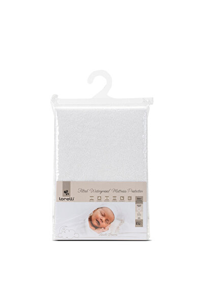 LORELLİ Husa protectie saltea impermeabila, 60 x 120 + 20 cm, bumbac 100%, White