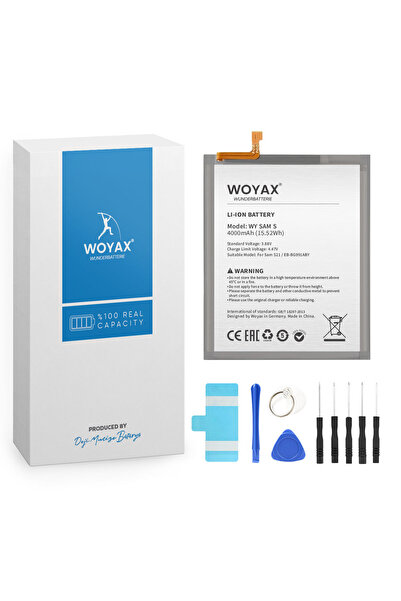 woyax Samsung Galaxy S21 Modeli ile Uyumlu Premium Batarya Wy-eb-bg991aby