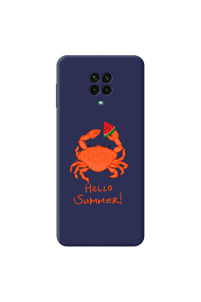Other Xiaomi Redmi Note 9 Pro Hello Summer! Dark blue Colored Silicone TPU Θήκη