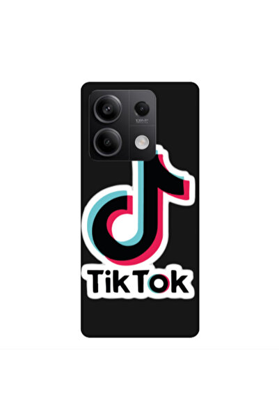 Other Xiaomi Redmi Note 13Pro 5G Tik Tok Black Colored Silicone TPU Θήκη
