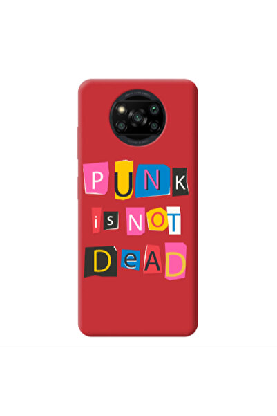 Other Xiaomi Poco X3 /X3 Pro Punk is not Dead Red Colored Silicone TPU Θήκη