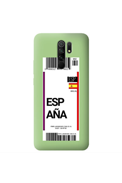 Other Xiaomi Redmi 9 Espana Arrival Light Green Colored Silicone TPU Θήκη