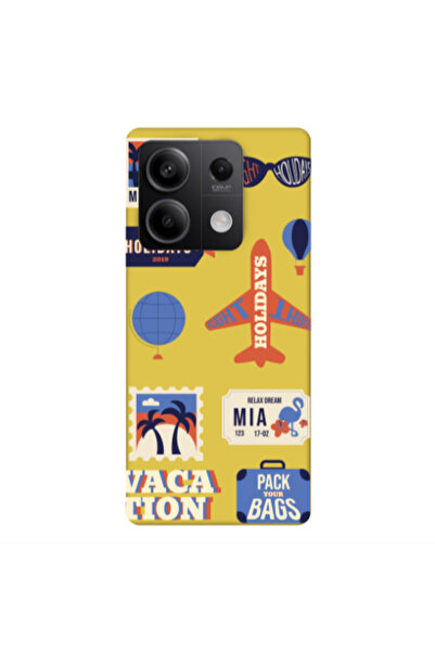 Other Xiaomi Redmi Note 13 5G Vacation Yellow Colored Silicone TPU Θήκη