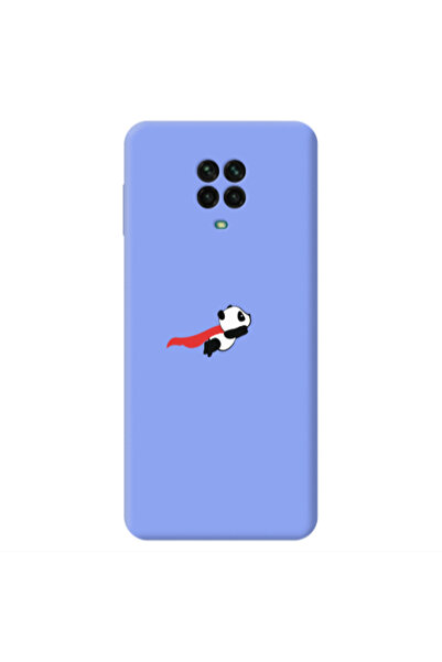 Other Xiaomi Redmi Note 9 Pro kite flying panda Light Purple Colored Silicone...