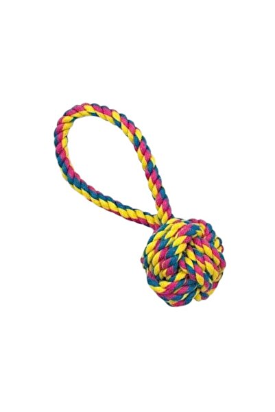 Tradesor Παιχνίδι σκύλου σχοινί με μπάλα - 20cm - 12pcs - 550629