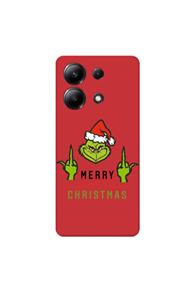 Other Xiaomi Redmi Note 13 4G Merry Christmas44 Red Colored Silicone TPU Θήκη