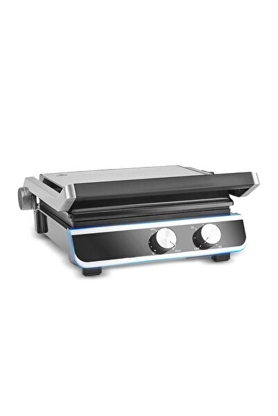 Karaca Nova Grill Kontaktgrill & Sandwich-Toaster aus Edelstahl mit Timer, 20...