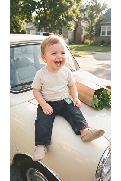 Tommiks Kids Bebe Baggy Denim Pants