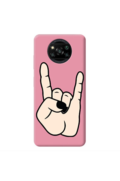 Other Xiaomi Poco X3 /X3 Pro Rock Pink Colored Silicone TPU Θήκη