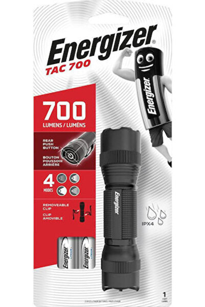 Energizer Φακός LED IPX4 με Μέγιστη Φωτεινότητα 700lm Μαύρο Κωδικός: 01.011.0017