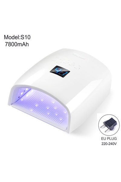 Choice3 S10 EU Wireless UV LED Nail Lamp 66W Lamp For Nail 33LEDS 7800mAh Rec...