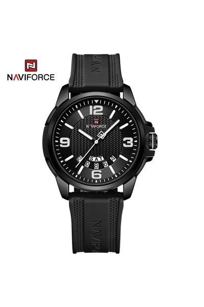 Choice6 ساعة يد رجالية NAVIFORCE BWB- بحزام TPU إبداعي، ساعة رياضية أنيقة مقا...