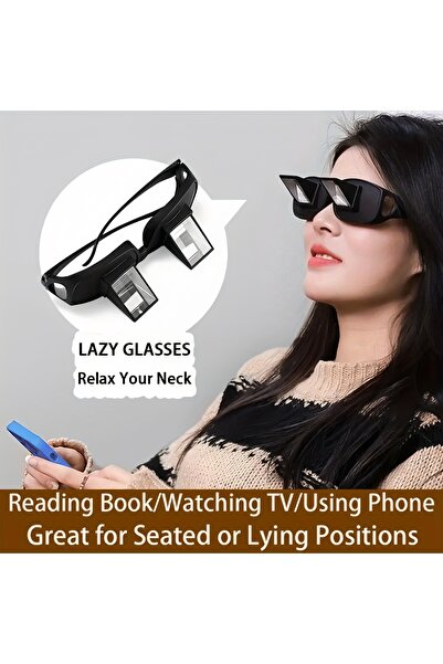 Choice C1 Lazy Glasses Bed Prism Horizontal High Definition Eyewear Periscope...