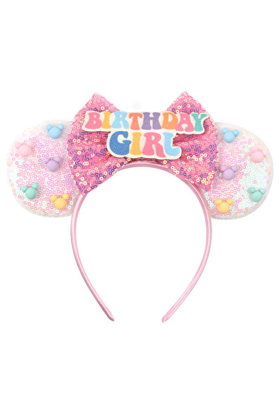 Choice27 TDMQ253-03 Girls Happy Birthday Minnie Mouse Ears Headbands Disney M...