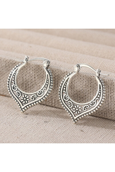 Choice T872-1 Ethnic Style Silver Color Copper Dangle Earrings Women's Geomet...