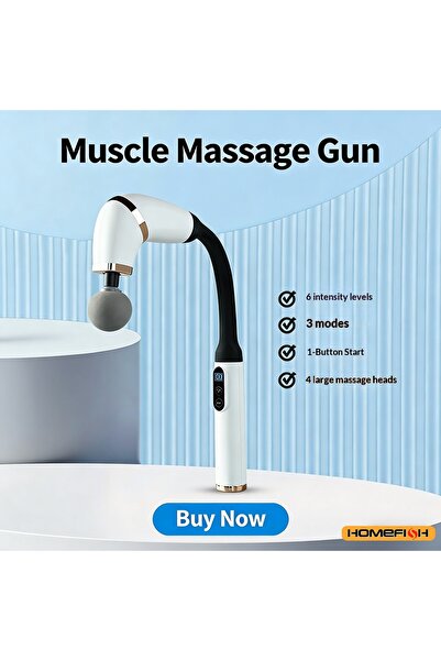 Choice silvery Rechargeable Smart Massage , Electric Handheld Deep Tissue Per...