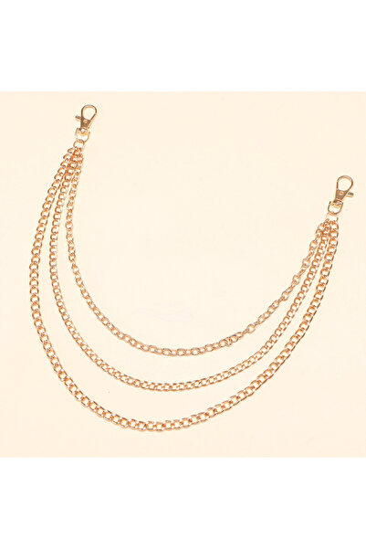 Choice1 Gold Hip-Hop Multi-Layer Chain Pants Accessory Trendy Minimalist Vers...
